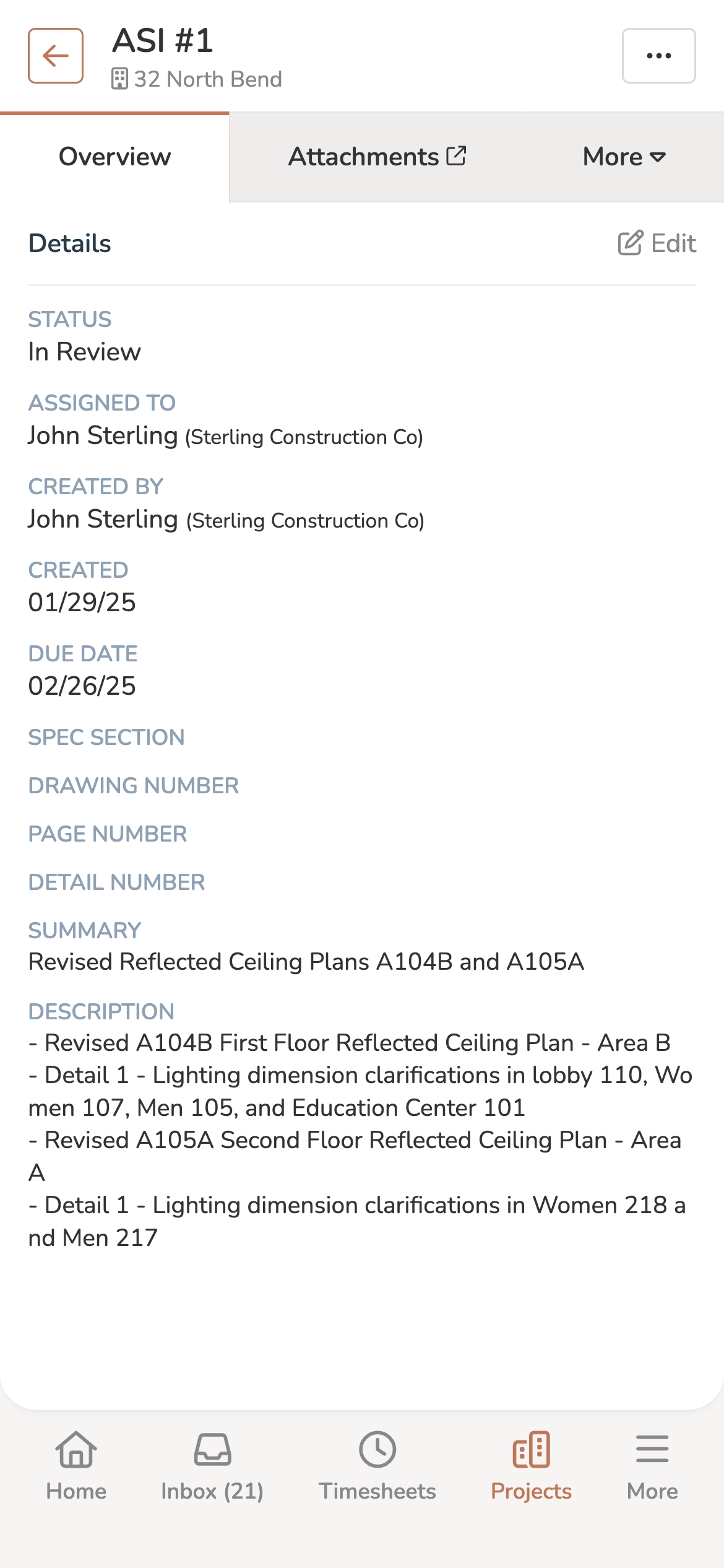 Construction ASIs Software Mobile